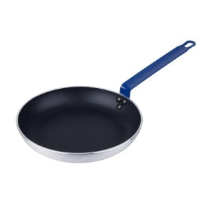 Teflon Plus -pinnoitettu tarttumaton alumiinipannu sinisellä kahvalla 28 cm - Gastronoble