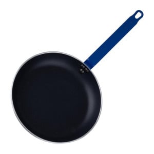 Teflon Plus -pinnoitettu tarttumaton alumiinipannu sinisellä kahvalla 28 cm - Gastronoble