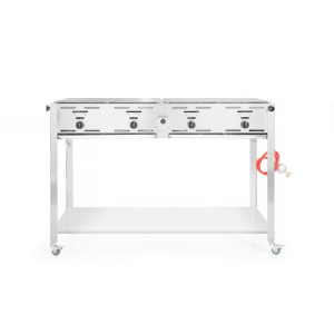 Kaasugrilli Suurikapasiteettinen Grill-Master Quattro - Merkki HENDI