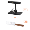 Pack Appareils à Raclettes Alpage Basalte et Couteaux- Tellier