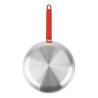 Teflon-pinnoitettu alumiinipannu, punainen kahva 280mm - Gastronoble