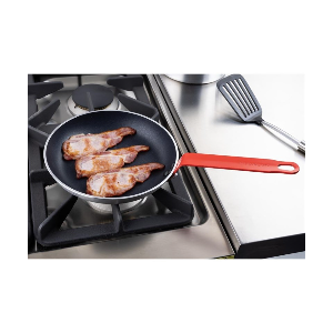 Teflon-pinnoitettu alumiininen tarttumaton paistinpannu, punainen kahva 240mm - Gastronoble