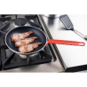 Non-stick aluminiumstekpanna Teflon röd handtag 240mm - Gastronoble