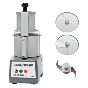 Yhdistetty leikkuri ja vihannesleikkuri robot coupe R 201 XL
