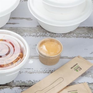 Fiesta Recyclable Sauce Pots 50 ml - Pack of 1000 - Fiesta Green