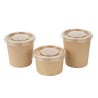 Recyclable PET Fiesta Lids For Sauce Pots - Pack of 1000