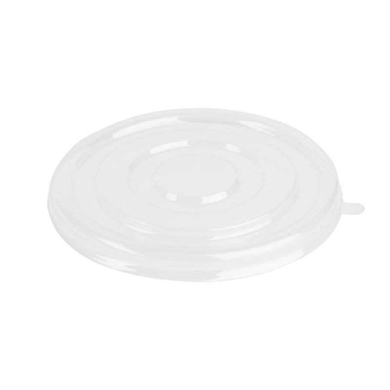 PET-lock Fiesta återvinningsbara lock för skålar på 400/500 ml - Paket med 50 - Gastronoble