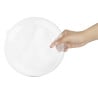 PET-lock Fiesta återvinningsbara lock för Poke Bowls 682 och 909 ml - Paket med 50 - Gastronoble