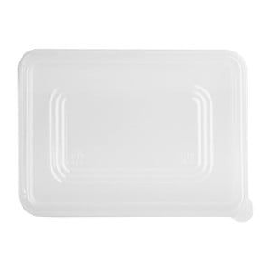 Kierrätettävät PET Fiesta -kannet bagassialustoille - 100 kpl - Gastronoble