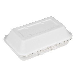 Compostable Bagasse Food Trays Fiesta 400x335mm - Pack of 200 - Fiesta Green