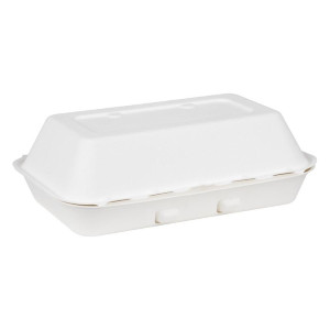 Compostable Bagasse Food Trays Fiesta 400x335mm - Pack of 200 - Fiesta Green