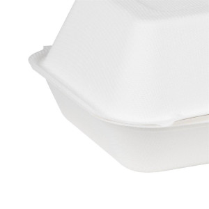 Komposterbara livsmedelsbrickor i bagasse Fiesta 400x335mm - Paket med 200 - Fiesta Green