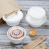 Bolsar i Bagasse Fiesta Komposterbar 900 ml - Paket med 50 - Gastronoble
