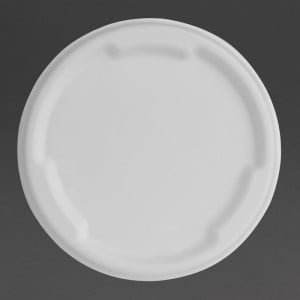 Bagasse Fiesta Komposterbara Lock för Skålar 400/500 ml - Förpackning med 50 - Gastronoble