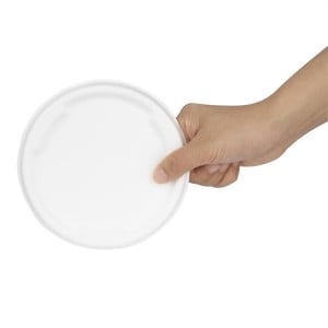 Bagasse Fiesta Komposterbara Lock för Skålar 400/500 ml - Förpackning med 50 - Gastronoble