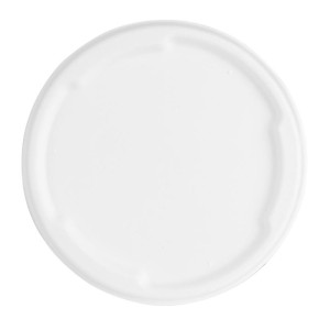 Komposterbara lock i bagasse Fiesta för skålar på 750/900 ml - Paket med 50 - Gastronoble