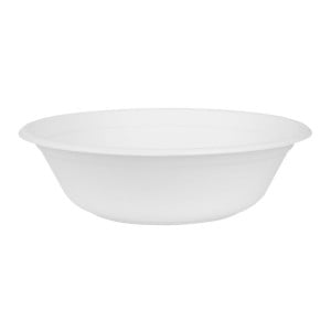 Poke-skålar i bagasse Fiesta komposterbara 909 ml - Paket med 50 - Fiesta Green
