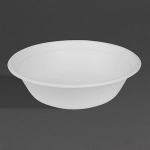 Poke-skålar i bagasse Fiesta komposterbara 909 ml - Paket med 50 - Fiesta Green