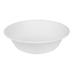 Poke-skålar i bagasse Fiesta komposterbara 909 ml - Paket med 50 - Fiesta Green