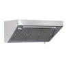 Hotte Snack 700 Led Sans Moteur Dynasteel - Pituus 1400 mm, Inox AISI304