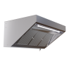 Hotte Snack 700 Led Sans Moteur Dynasteel - Pituus 1400 mm, Inox AISI304