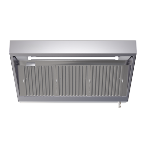 Hotte Snack 700 Led Sans Moteur Dynasteel - Pituus 1400 mm, Inox AISI304