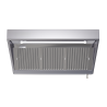 Hotte Snack 700 Led Sans Moteur Dynasteel - Pituus 1400 mm, Inox AISI304