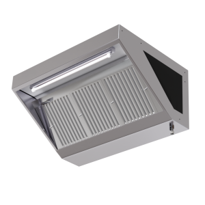 Hotte Snack 700 Led Sans Moteur Dynasteel - Pituus 1400 mm, Inox AISI304