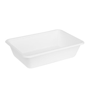 Kompostoituvat bagassiruoka-astiat 650 ml - 100 kpl - Gastronoble