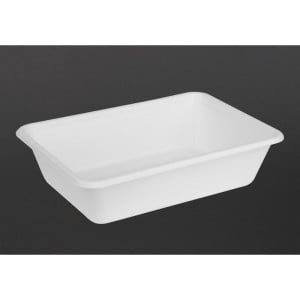 Kompostoituvat bagassiruoka-astiat 650 ml - 100 kpl - Gastronoble