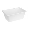 Komposterbara livsmedelsbrickor i bagasse 1000 ml - Paket med 100 - Fiesta Green