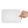 Komposterbara livsmedelsbrickor i bagasse 1000 ml - Paket med 100 - Fiesta Green