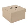 Foldable Square Burger Boxes - Pack of 100 - Fiesta Green