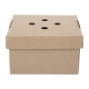 Boîtes Burger Carrées Pliantes - Lot de 100 - Fiesta Green