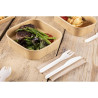 Pappersgafflar 155 mm - Paket med 100 - Fiesta Green