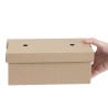 Boîtes Burger Rectangulaires Pliantes - Lot de 100 - Fiesta Green
