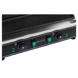Grill Panini Double - Räfflade Plattor - Dynasteel