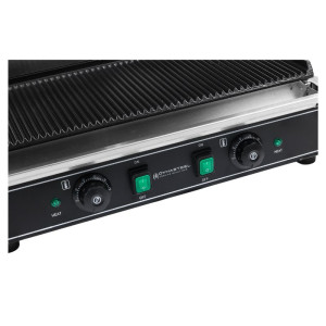 Grill Panini Dubbel - Räfflade Plattor - Dynasteel