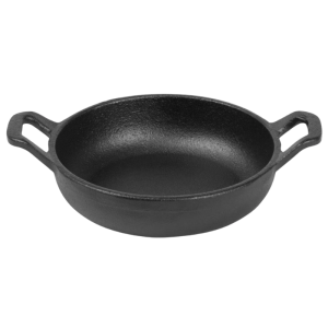 Rundt gjutjärnsfat - 120 mm