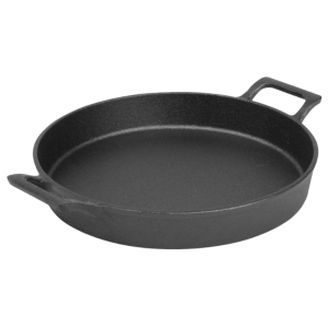 Valurautainen pyöreä korvalautanen - 200 mm