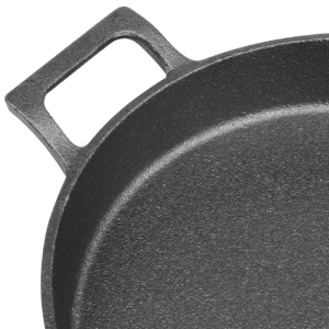 Rundt gjutjärnsfat - 200 mm