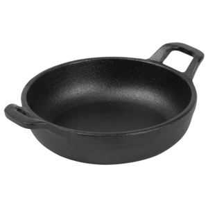 Rundt gjutjärnsfat - 120 mm