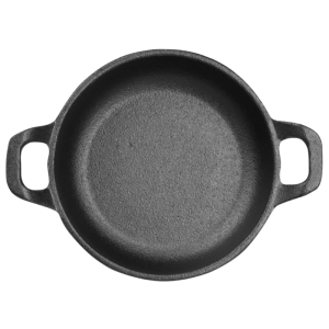 Rundt gjutjärnsfat - 120 mm