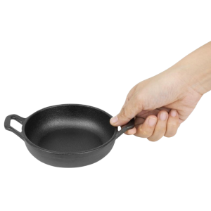 Rundt gjutjärnsfat - 120 mm