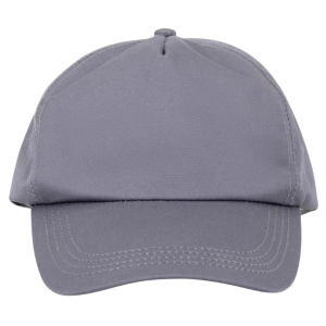 Anthracite Baseballkeps i Bomull