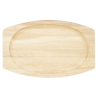 Bräda för Oval Tallrik i Gjutjärn - 335x205 mm