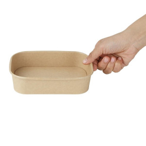 Återvinningsbara Fyrkantiga Brickor 1200 ml - Paket med 300 - Fiesta Green