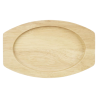 Bräda för Oval Tallrik i Gjutjärn - 230x135 mm