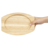 Bräda för Oval Tallrik i Gjutjärn - 260x165 mm