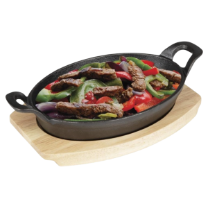 Bräda för Oval Tallrik i Gjutjärn - 260x165 mm